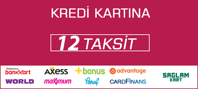 kredi kartına 12 taksit imkanı